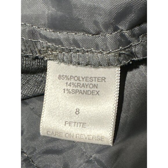 7th Avenue Suiting Collection SZ 8P Light Gray Work Trousers Tailored Straight L - Picture 8 of 10